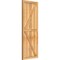 Ekena Millwork Framed Board-n-Batten Shutters w/Z-Bar, Rough Sawn Western Red Cedar, 21 1/2W x 56H, PR RBF06Z21X056RWR - alternate 4